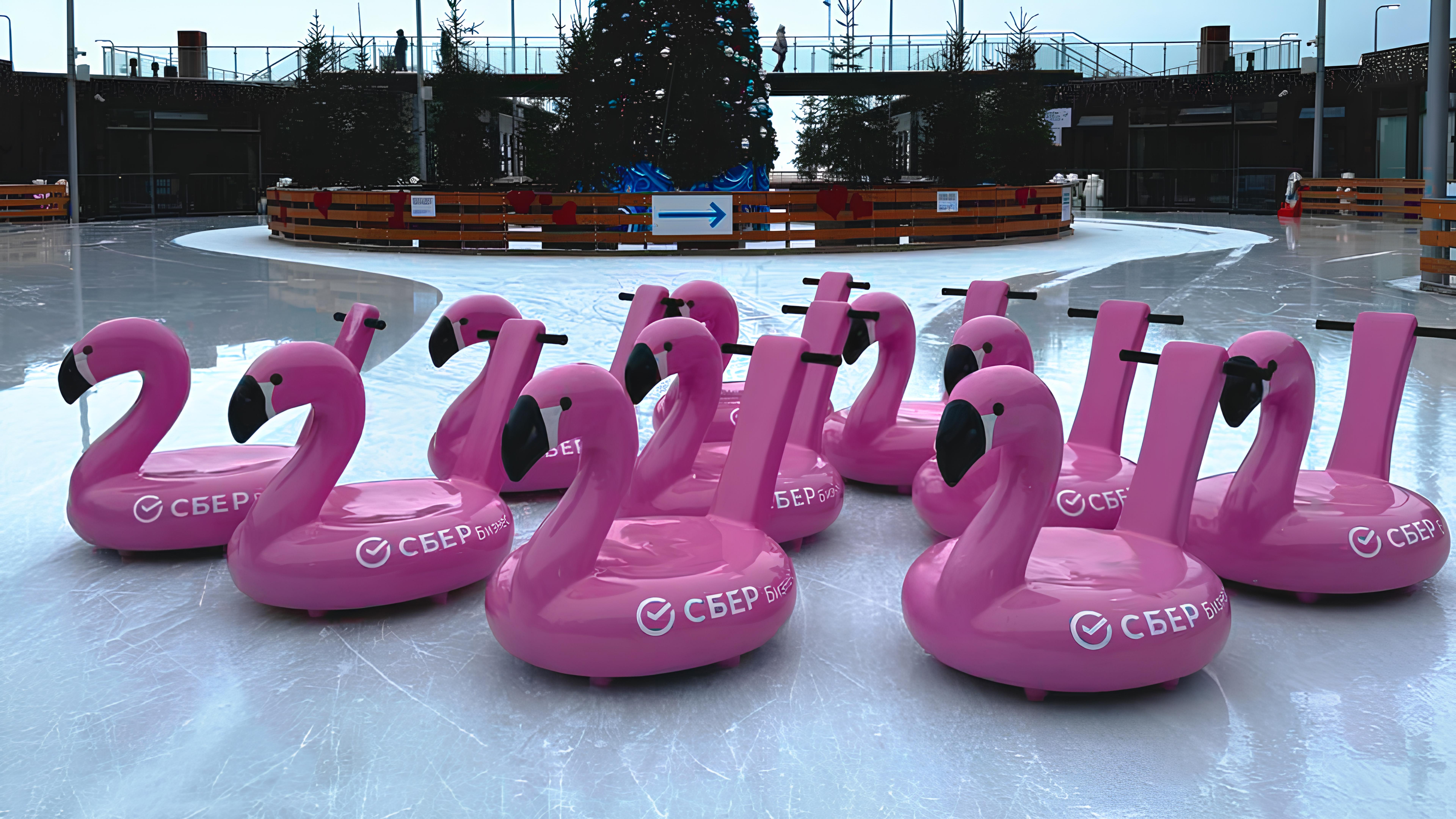 СберБизнес. Спонсорство катка у Флагштока